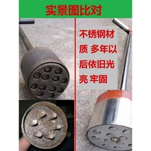 牛粪蜂窝煤模具手工牛粪蜂窝煤机器制作机不锈钢手动煤球工具成型