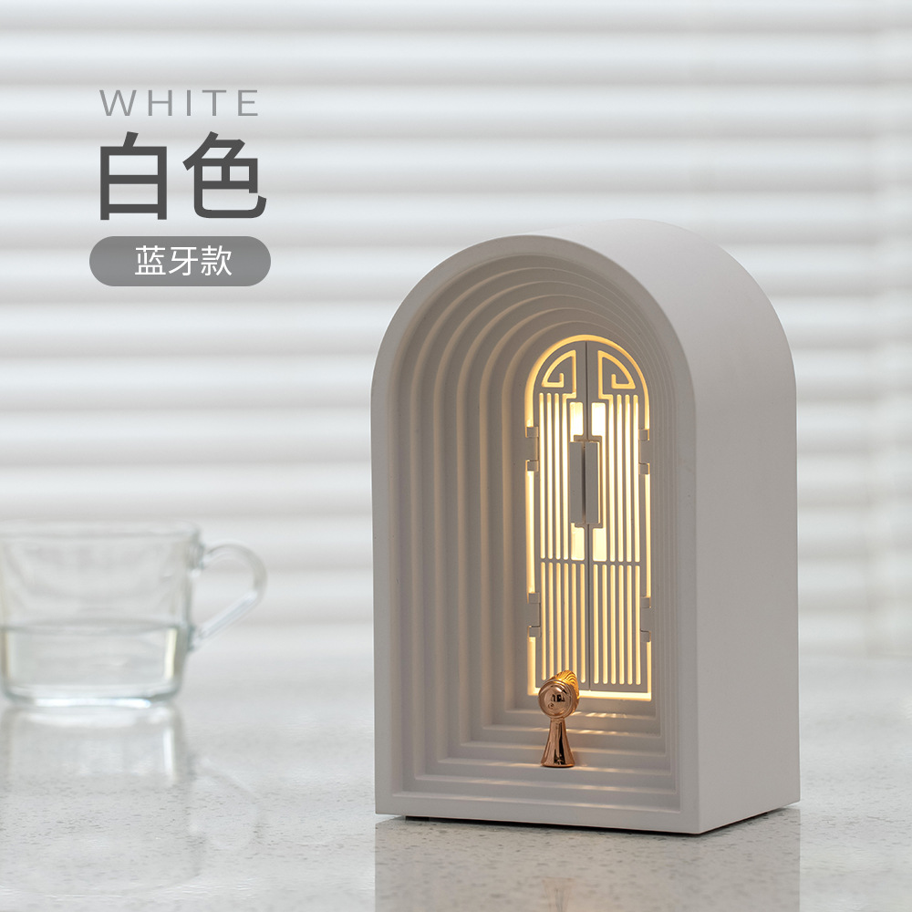 Creative Small Night Lamp Decoration Internet Celebrity Bedroom Nordic Ambience Light Gift Bluetooth Charging Night Light Wholesale Eye Protection Table Lamp