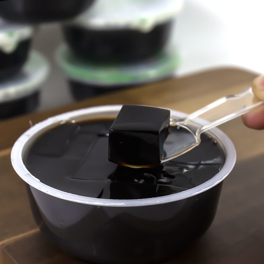 双钱牌龟苓膏120g*6碗/托广西梧州原味迷你碗装果冻非布丁零食