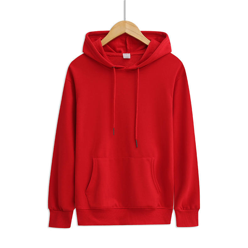 New Drop-Shoulder Solid Color Hooded Pullover Sweater Business Attire Work Clothes Blank Shirt Advertising Shirt Wholesale Custom Printed Logo