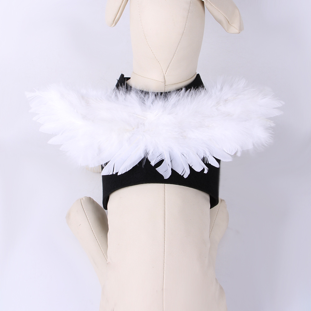 Factory Supply Pet Christmas Halloween Holiday Cosplay Angel Wings Costume Pet Cats Dogs Creative Angel Wings Decoration