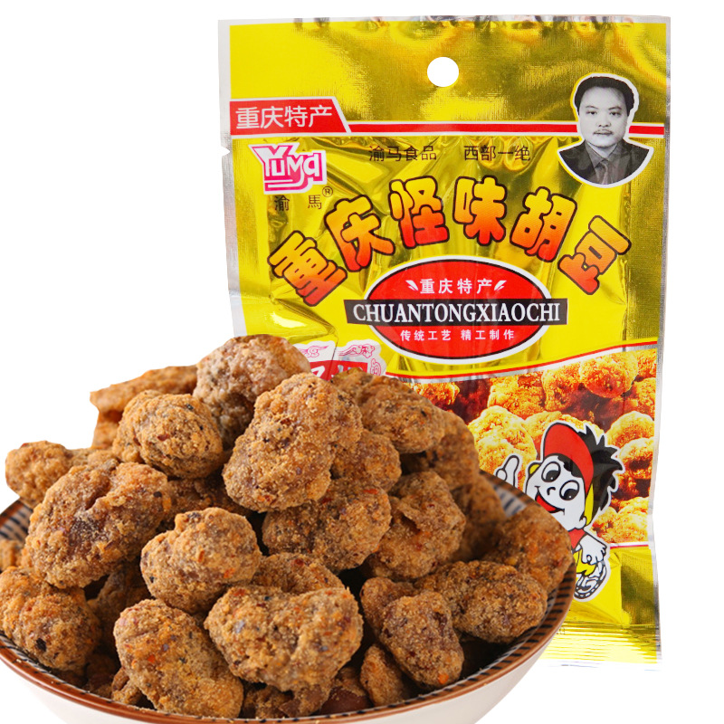 渝马 重庆怪味胡豆36g/袋蚕豆下酒菜重庆特产年货零食坚果炒货