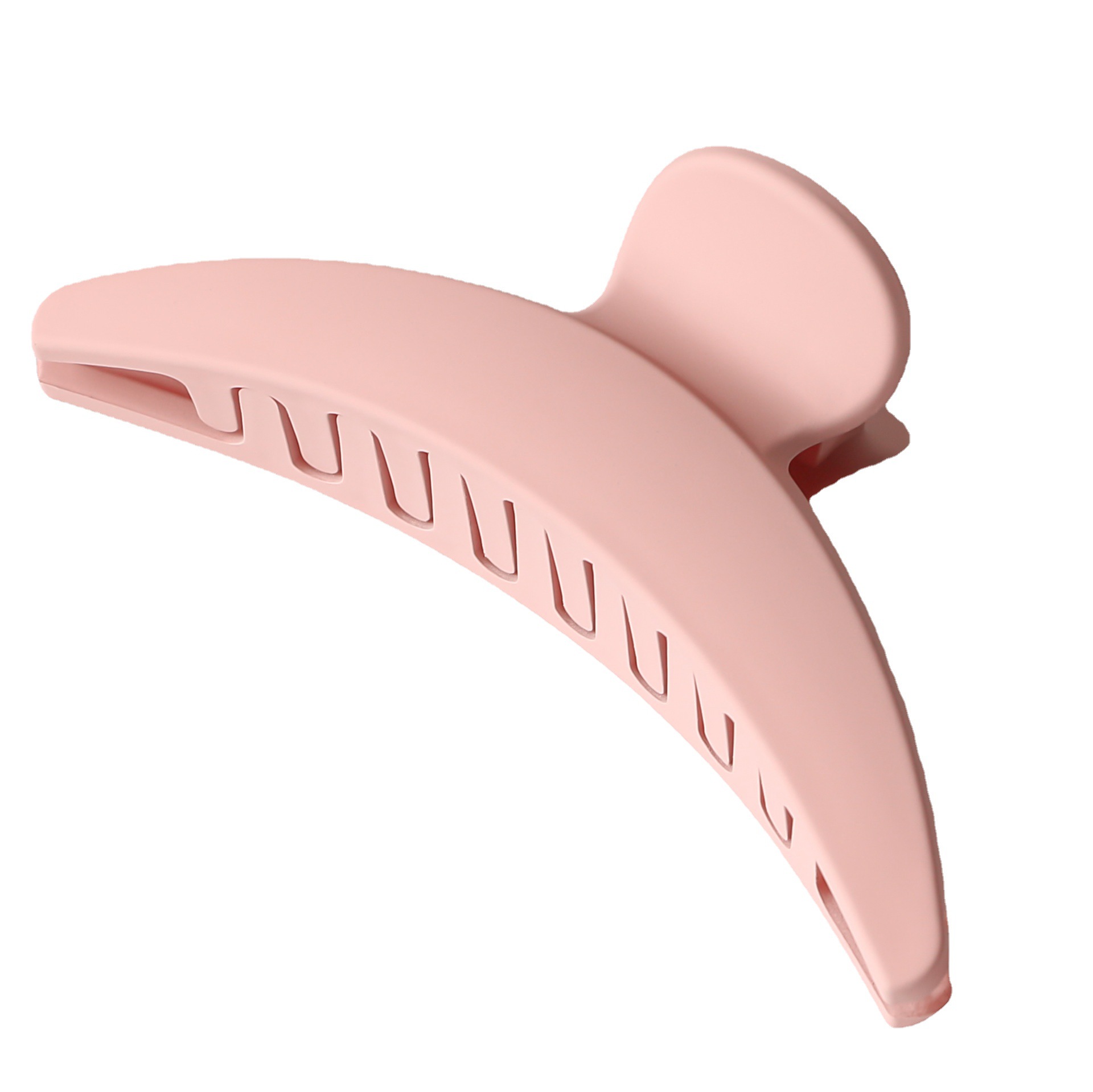 Korean Ins Style Elegant Graceful Shark Hair Claw Cream Frosted Glossy One-Word Catch Gap Former Red Updo Hair Accessories