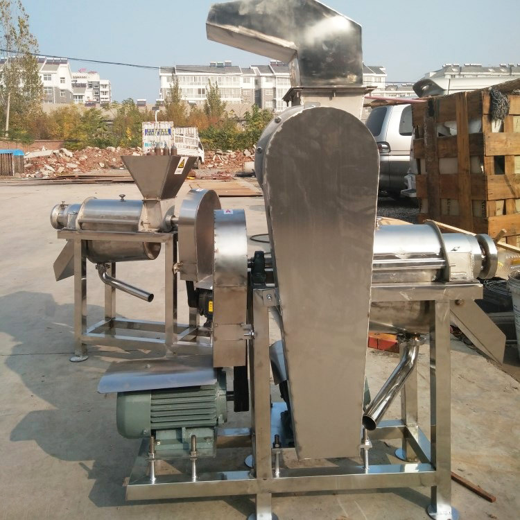 大型工业刺梨榨汁机螺旋商用芹菜萝卜压汁机不锈钢果蔬打汁机