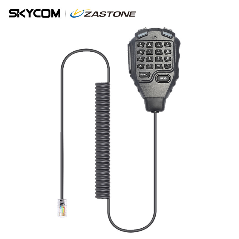 zastone即时通d9000车载电台对讲机手咪话咪配件手持麦克风hm-68