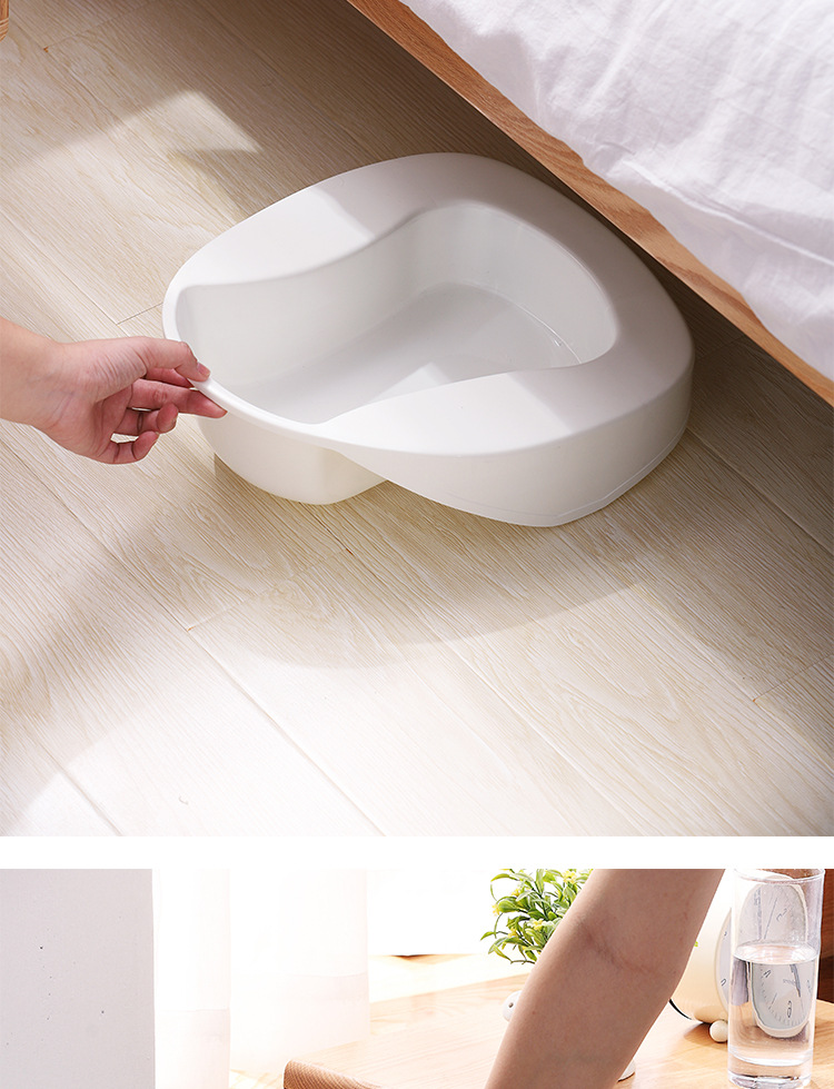 塑料便盆老人卧床尿盆男女大便盆小便坐便器医院孕妇坐便盆子