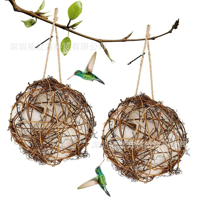 跨境handmade birdhouse and birdhouse materials 手工辅助鸟笼