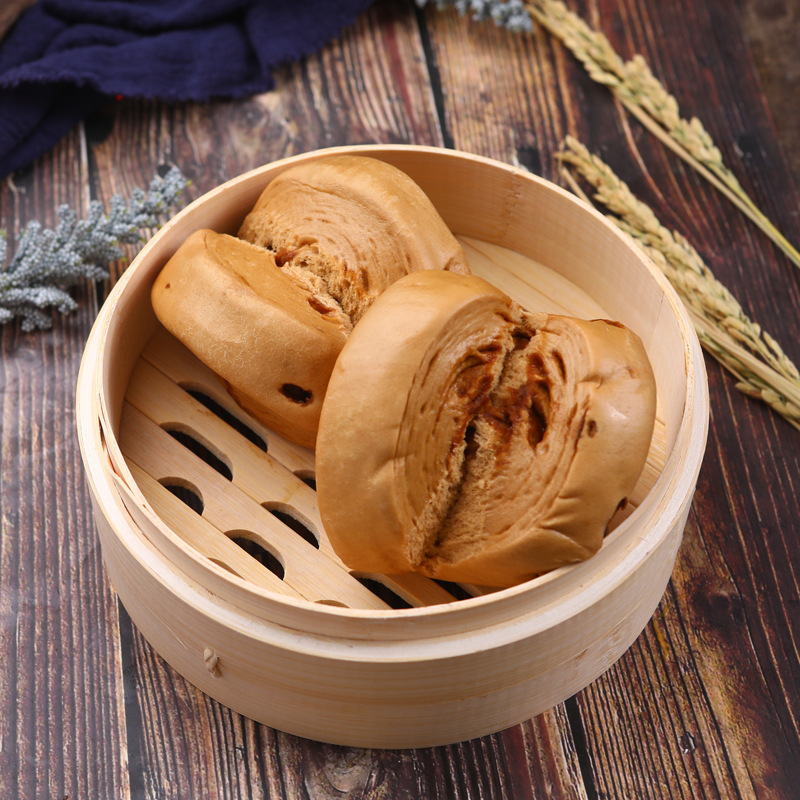 丁三记手撕红糖馒头100g6个手工馒头点心营养早餐店食品速冻大包