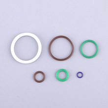 定制加工氢化丁腈氟胶彩色橡胶圈 防水耐高温耐油密封件O型圈