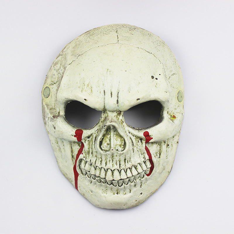 圣丰外贸跨境万圣节复活节狂欢节派对pu发泡骷髅面具恐怖面具