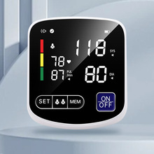 血压计测量仪医用全自动高精准家用血压仪一键测量血压测试仪外贸