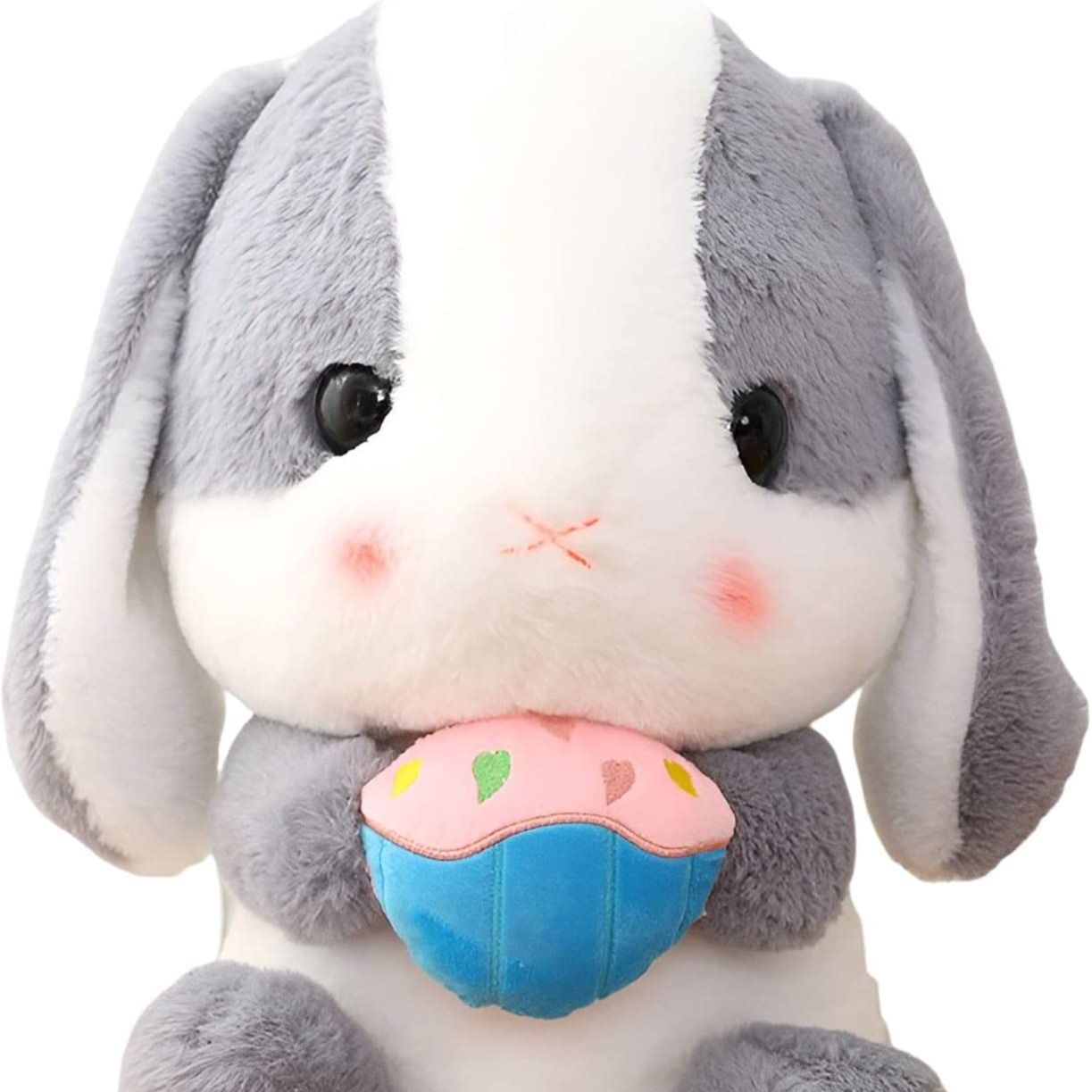 卡通长耳朵兔毛绒公仔兔年吉祥物公仔兔年公仔厂家毛绒玩具批发