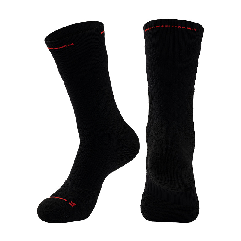 Men's and Women's Long Basketball Socks Bullfighting Thick Towel Bottom Men's High-Top Soccer Socks Combat Professional Elite Sports Socks