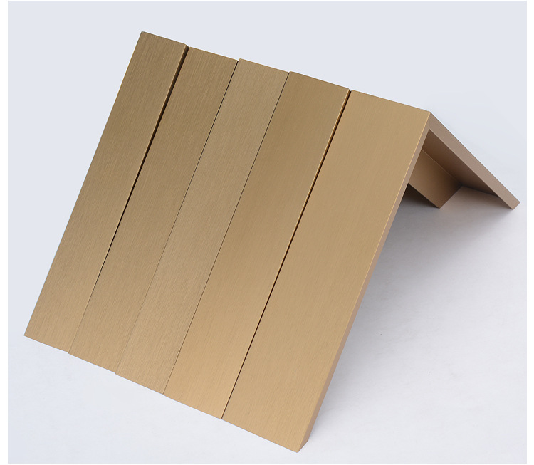 鑫英华铝合金画框相框线条黄古铜色金属油画框镜框广告海报框型材