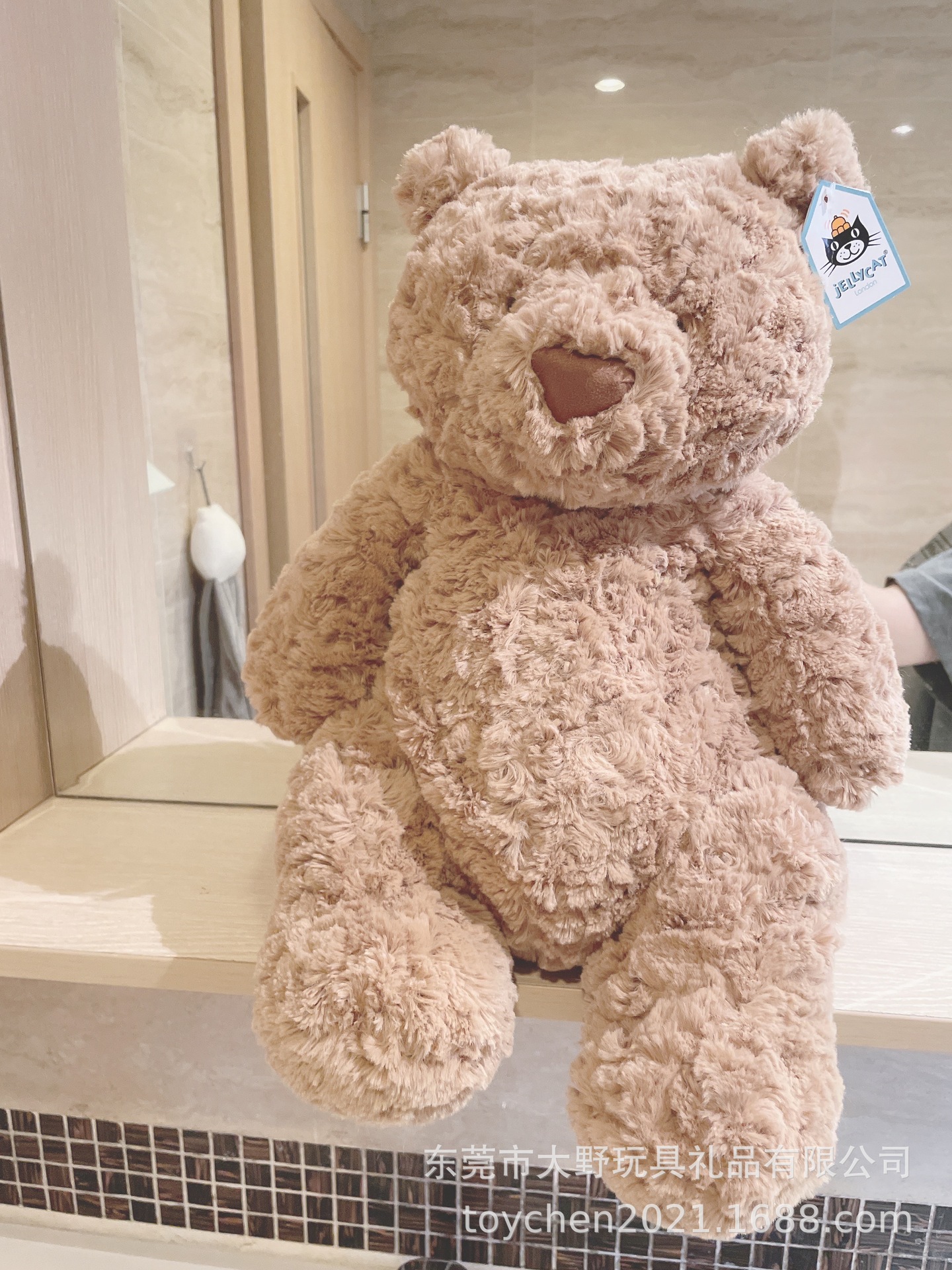 网红正版jt巴塞罗那熊毛绒公仔玩具泰迪熊现货大毛绒玩偶