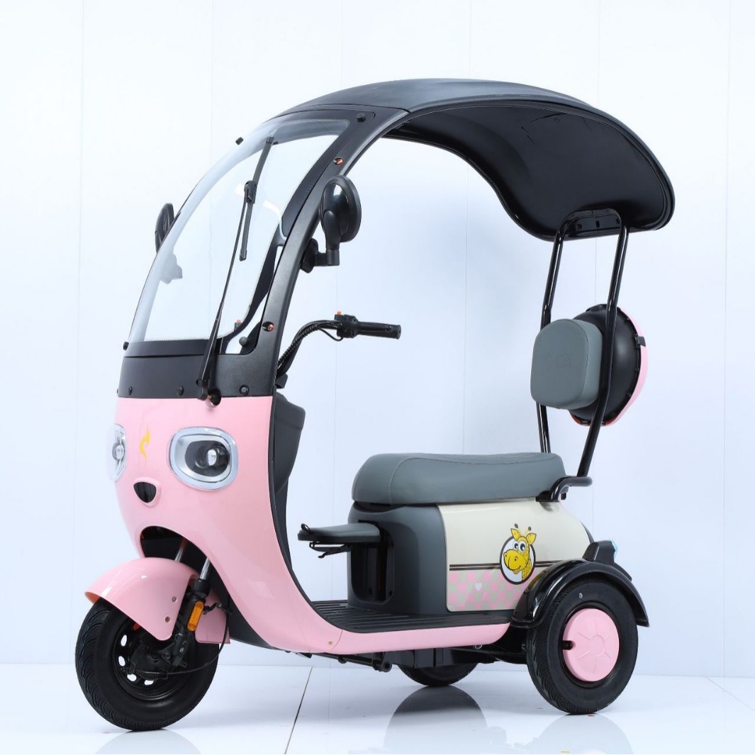 新款电动三轮车带棚代步车电动车出口小型电动车-阿里巴巴