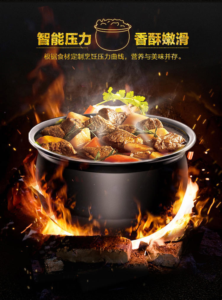 适用于九阳电压力锅y60c19家用多功能自动双胆预约定时智能高压锅