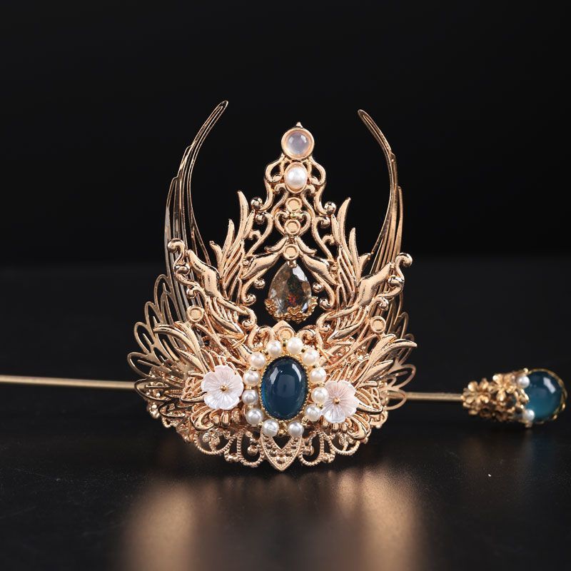 汉服发饰发冠古装男士束发头饰男女发簪日常古风摄影演出cos头