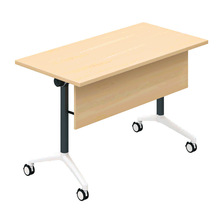 金属翻板桌架拼装会议培训折叠桌架可移动多用折叠学生阅览桌架