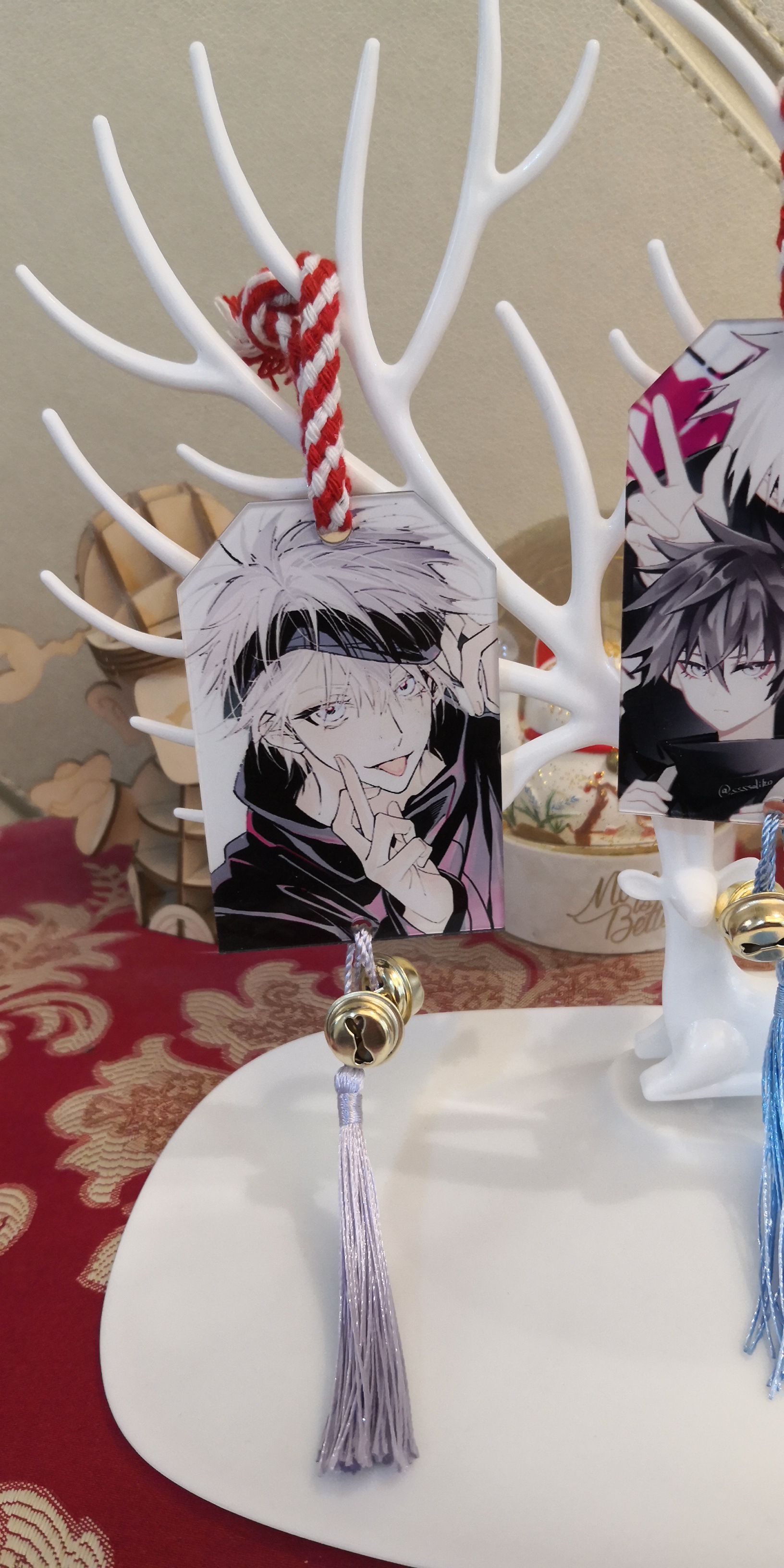 动漫御守日本绘马许愿祈福祈愿绘马牌磨盗组咒述茴战源呻绘马挂件