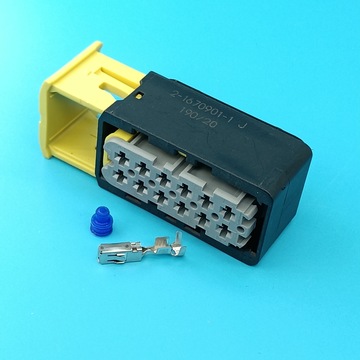 国产2-1670901-1适用汽车线束连接器 车用接插件 dj7123yb-3.