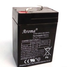 Aroma儿童电动童车蓄电池 电动玩具汽车电瓶3-FM-4(6V4.0Ah/20hR)