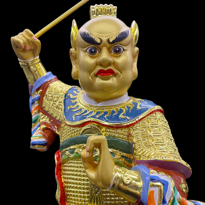 监斋菩萨佛像树脂监斋使者大圣紧那罗王护法佛像居家供奉家用摆件