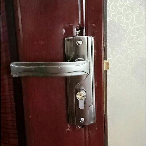 老式铁面板门锁室内室内钢木门锁小50门把手门锁锁具卧室房门锁用