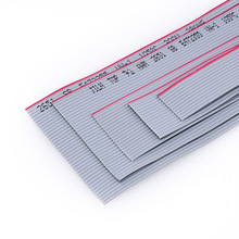 FC灰色排线JTAG线缆LED显示屏排线10/12/14/16/20/34/40P 1.27mm