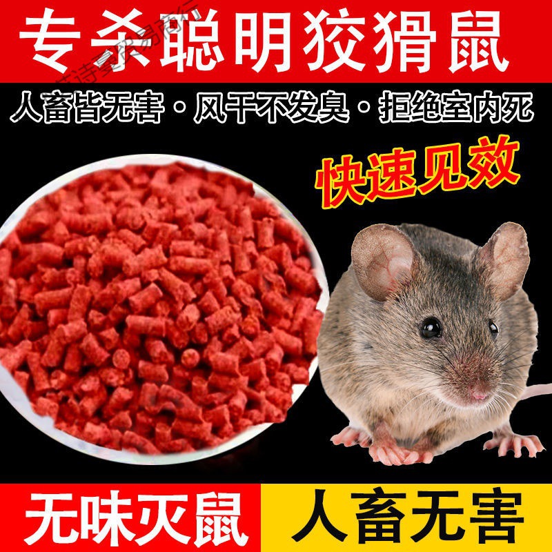 老鼠耗子灭鼠强效麦粒毒特效家用高效捕鼠灵神器克星一窝端