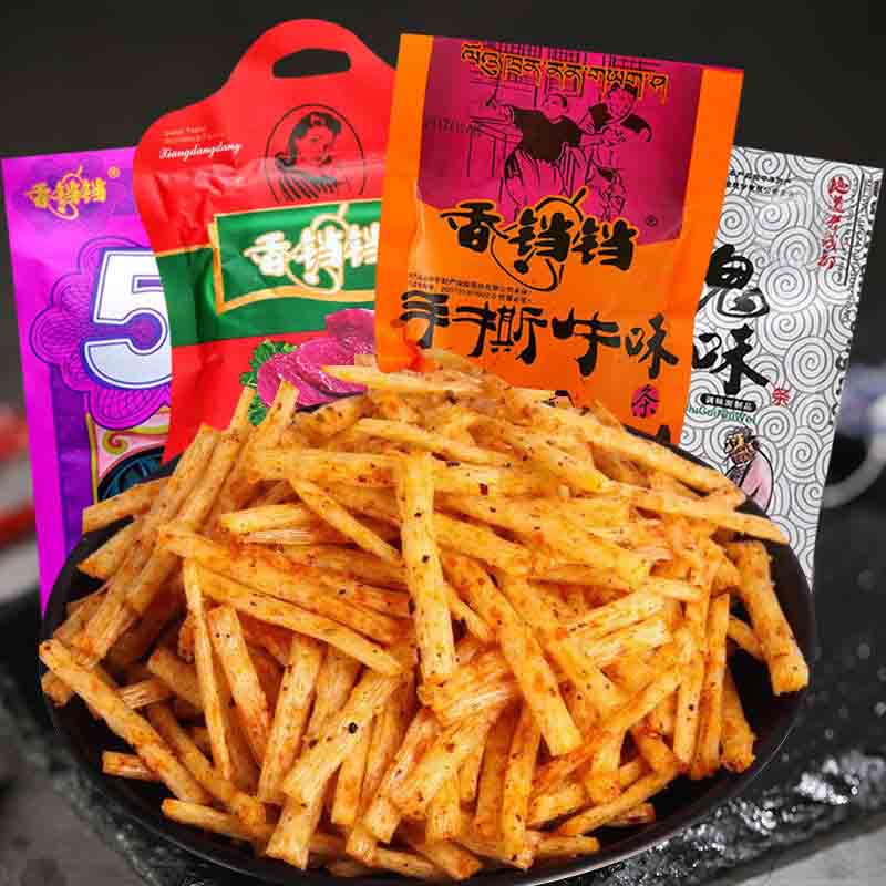 儿时辣条小零食香铛铛麻辣网红酒鬼牛味小吃礼包重庆四川特产怀旧