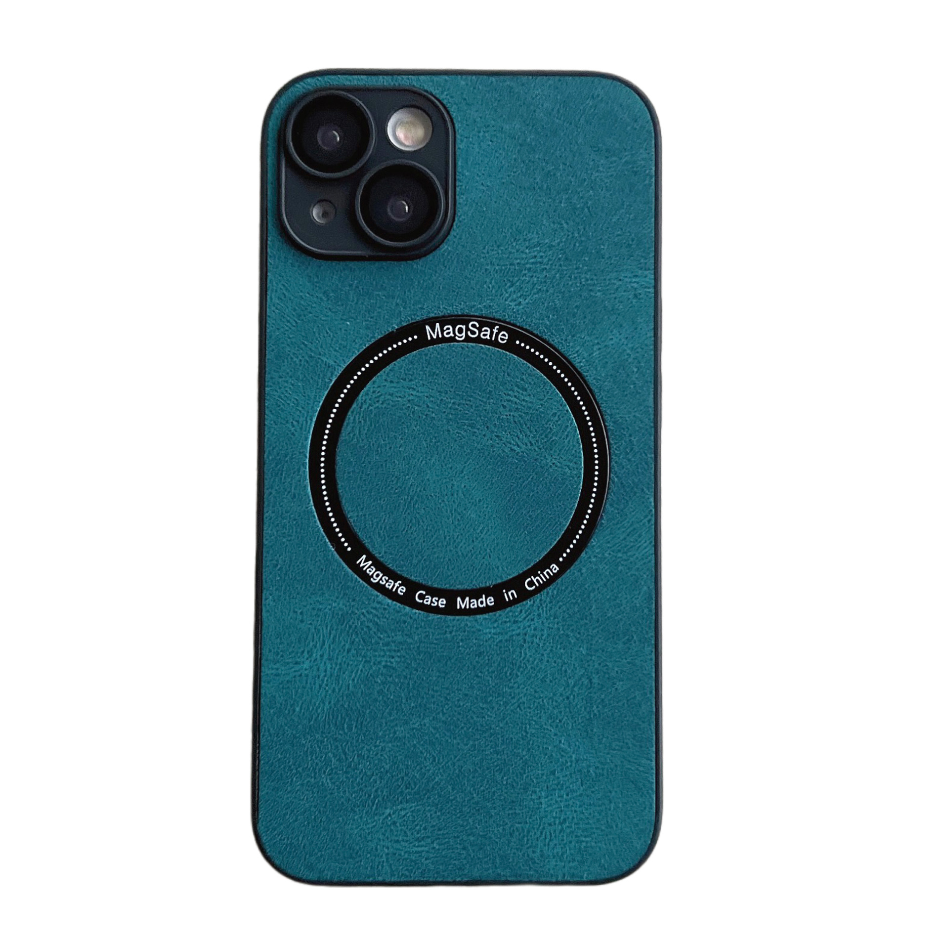 适用 磁吸带有充电功能高档皮纹实色苹果14型号手机壳保护套-阿里巴巴