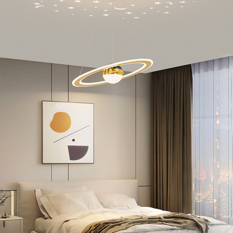 Bedroom Chandelier Nordic Light Luxury Creative Personality Ins Style Starry Master Bedroom Lamp Modern Minimalist Room Lights