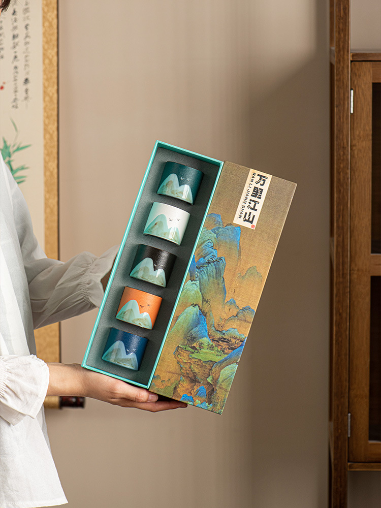 故宫文创国潮茶杯送老师长辈父母亲中秋节生日礼物乔迁伴手礼品盒