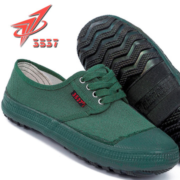 际华3537正品解放鞋男防滑耐磨低帮平底高帮防滑劳保胶鞋户外工地