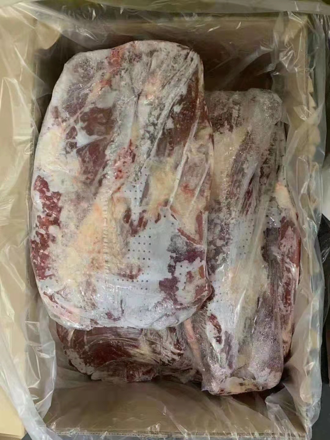 多中一手货源新西兰前胸冷冻去骨牛前胸肉雪花肥牛卷烧烤火锅食材