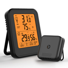 新款电子无线传输室内外温湿度计防水智能触屏磁吸背光温度记录仪