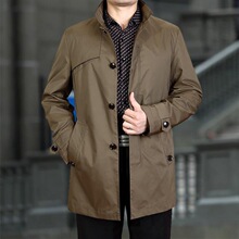 代购burberry/博柏利男装 经典卡其色westminster长款风衣外套