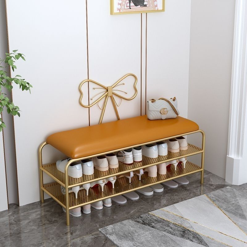 北欧创意入户轻奢换鞋凳家用门口可坐鞋柜坐凳一体进门鞋架穿鞋凳