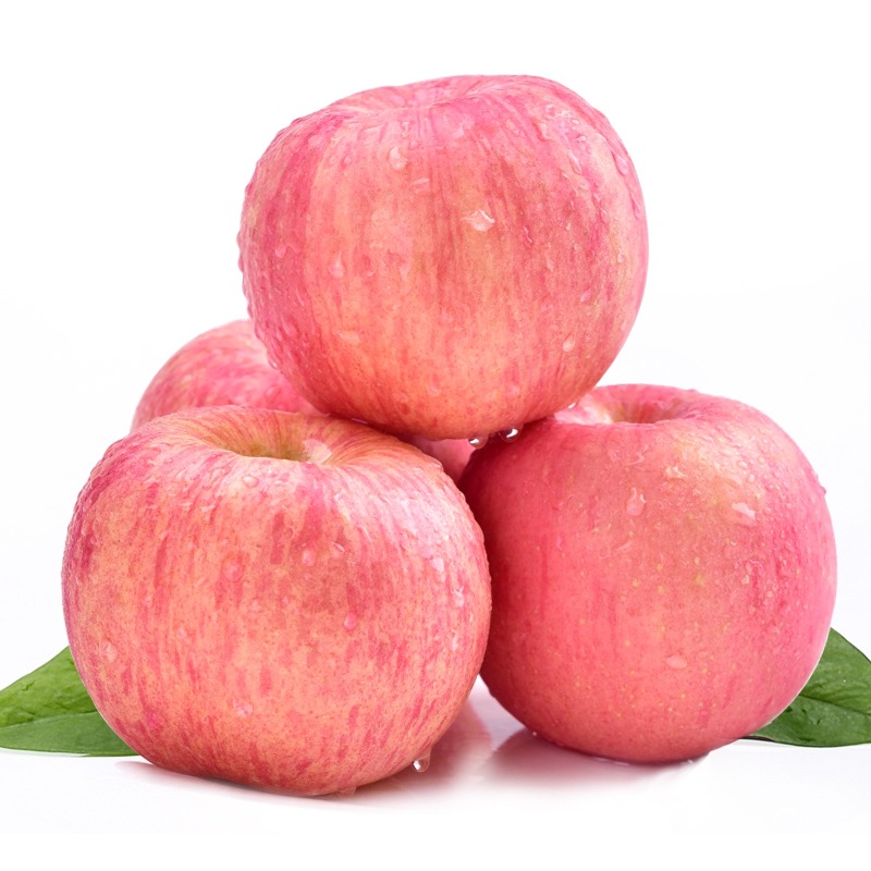 陕西红富士膜袋苹果当季水果5斤新鲜当季整箱红富士苹果一件代发