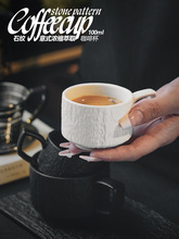 DA4K咖啡杯子小精致 意式浓缩咖啡杯碟套装陶瓷小咖啡杯100ml礼盒