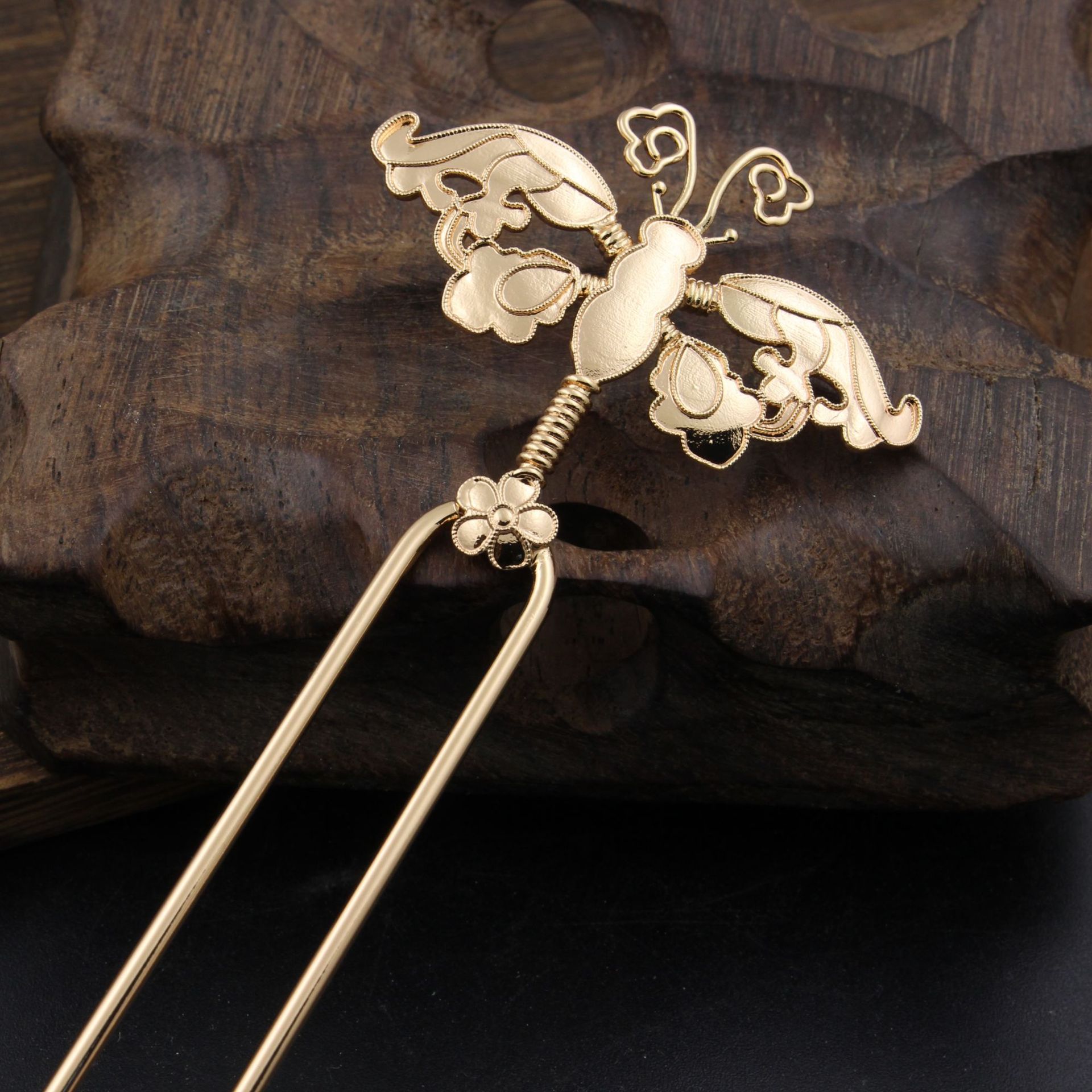 古装汉服宫廷步摇蝴蝶发簪发钗古风手作簪子影楼写真发饰