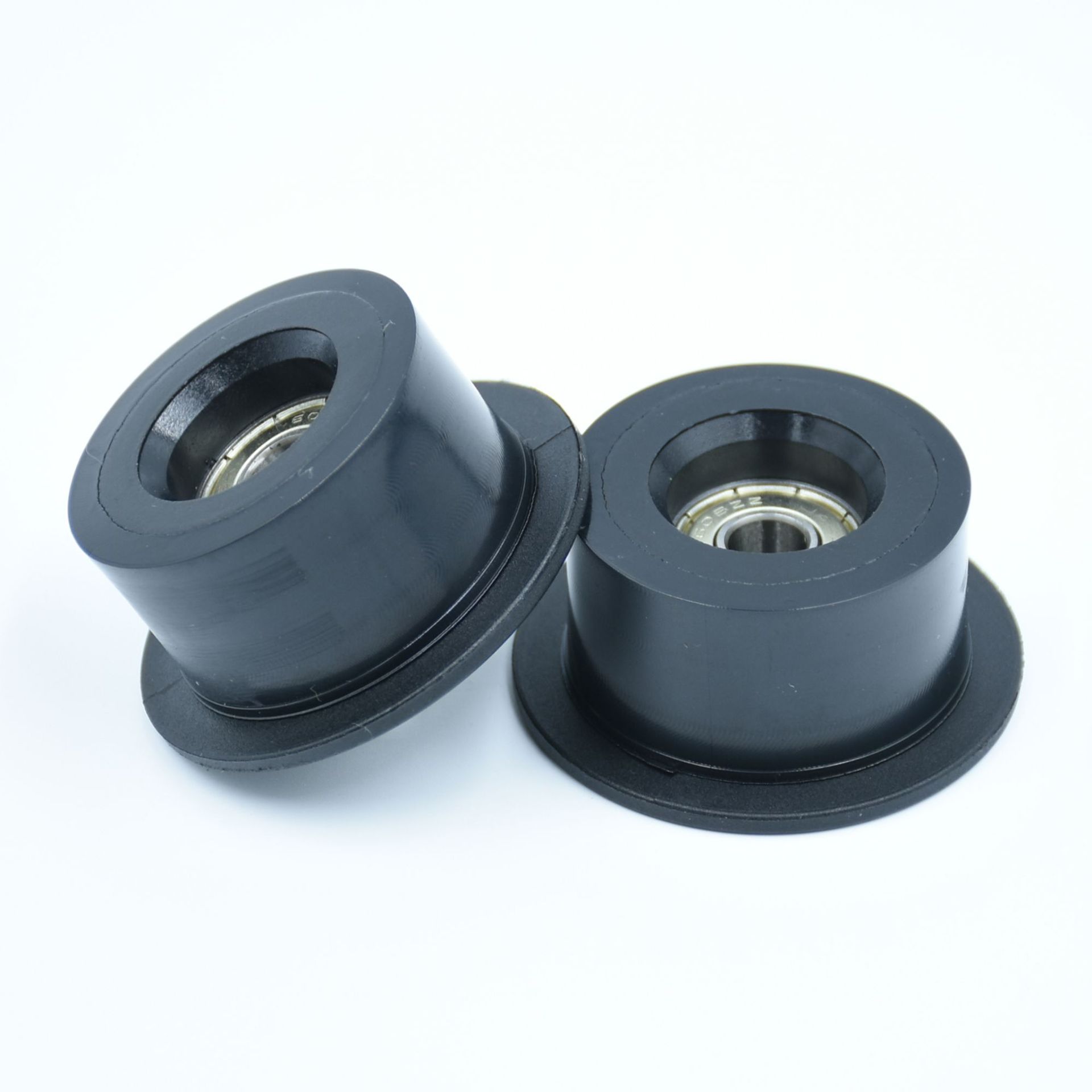 快速卷帘门滑轮 608轴承包胶tpu聚氨酯 静音耐磨 卷闸门滑轮轴承