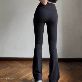 lulu原标同款Groove喇叭裤微喇瑜伽裤提臀普拉提百搭修身显瘦裸感