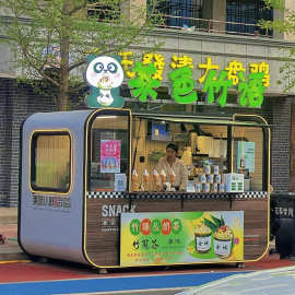 网红小吃车 商场售卖多功能低成本创业摆摊车 商业街夜市用餐车