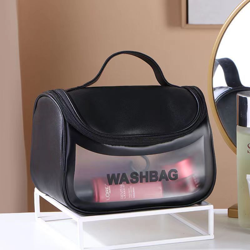 New Cosmetic Bag PVC Skin Care Ins Storage Bag Portable out Good-looking Stain-Resistant Wash Bag