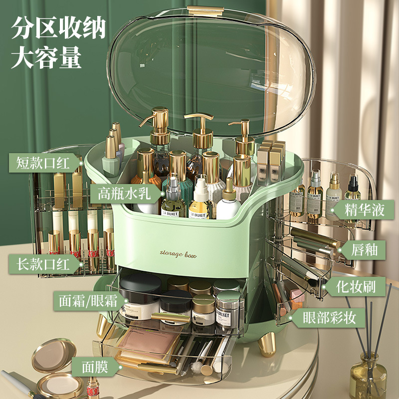 Large Capacity Cosmetic Case Makeup Storage Box