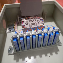 现货批发光纤分纤箱  48芯金属光纤配线箱壁挂式SC-UPC卡槽配线箱