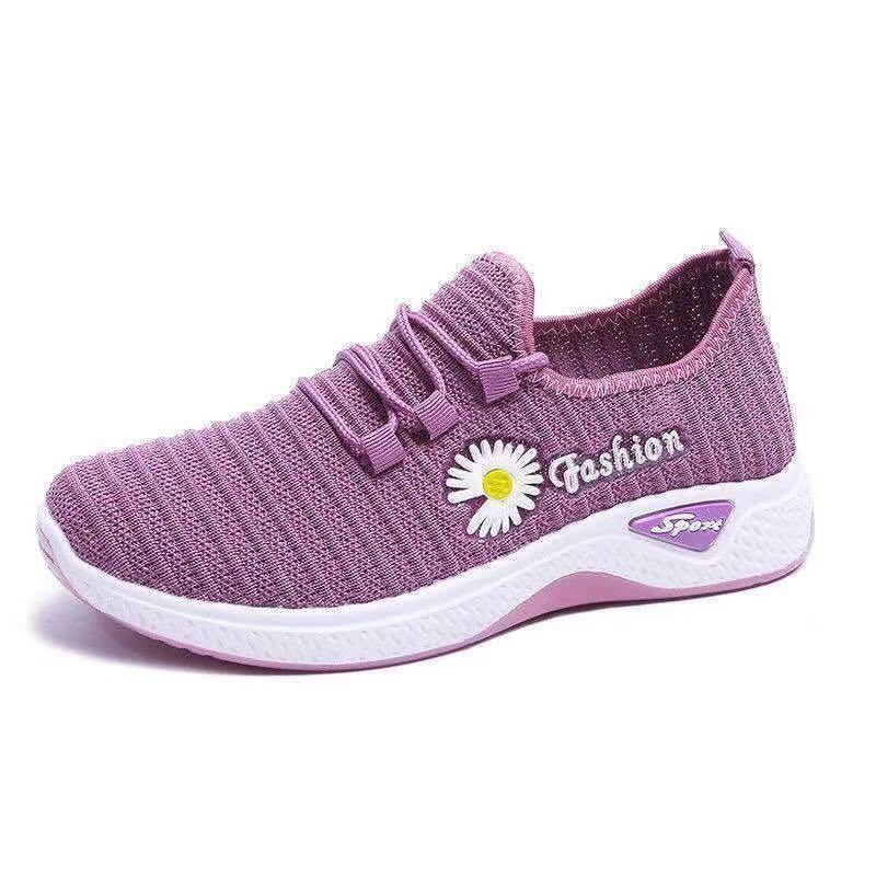 Early Autumn New Little Daisy Women's Shoes Summer Popular Sneaker Women's Casual Mom's Walking Shoes Foreign Trade Shoes Women's Shoes