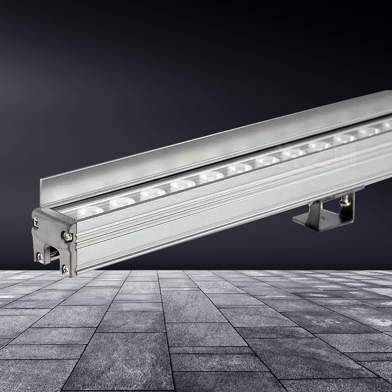 led洗墙灯户外防水12w18w36w线条灯桥梁景观灯外墙七彩招牌投射灯